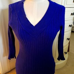 Royal blue sweater